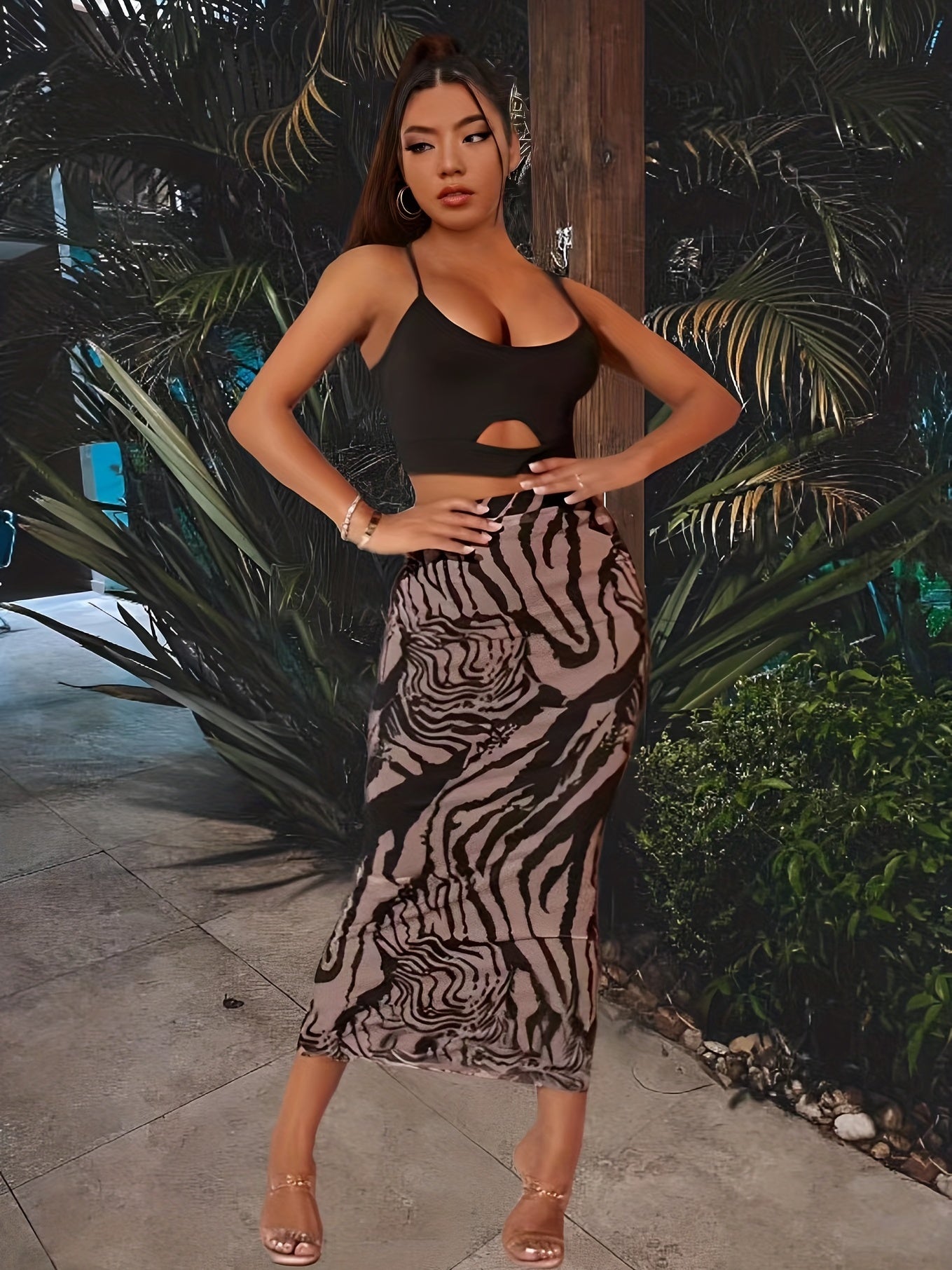 High Waist Pencil Skirt Casual Women's Clothing