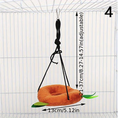 Cozy Forest Pattern Small Animal Hammock Bed for Cage Nest - Warmth & Comfort