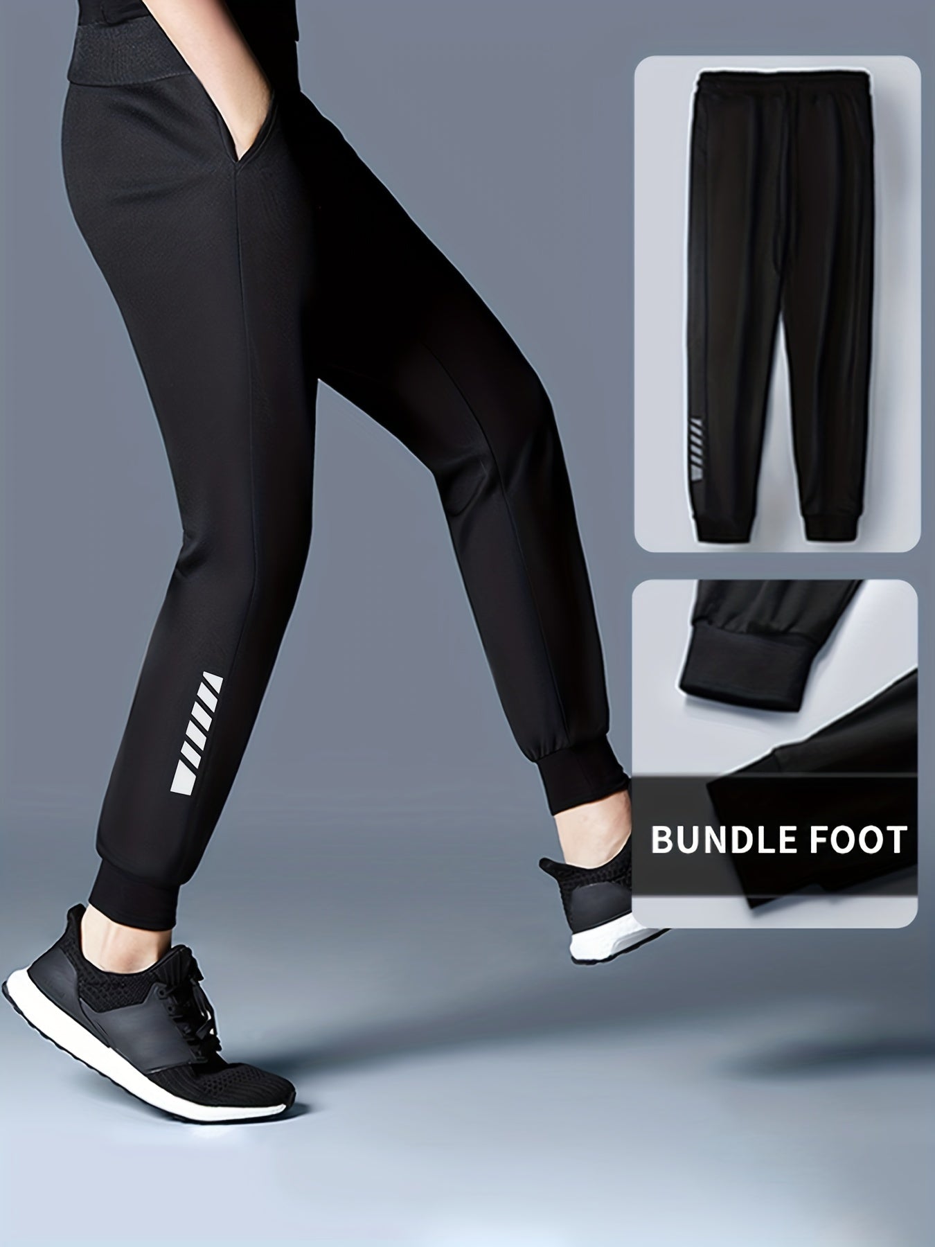 Men's Mesh Athletic Track Pants with Pockets for Gym and Running