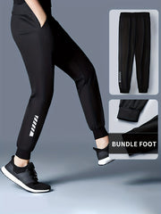 Men's Mesh Athletic Track Pants with Pockets for Gym and Running