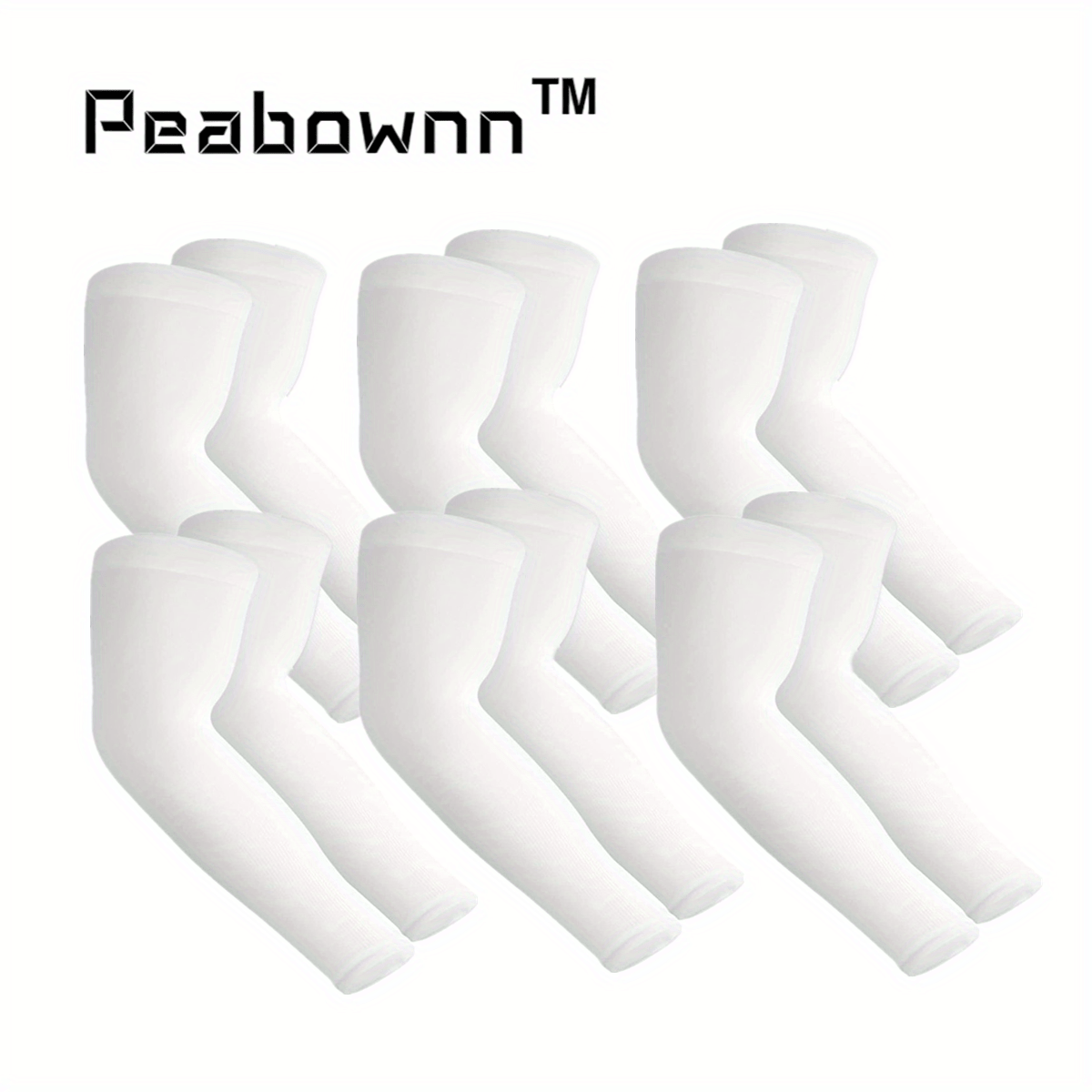 Peabownn Cooling Arm Sleeves UV Protection Compression Moisture Wicking