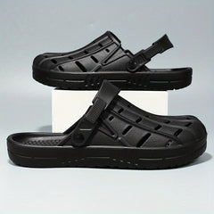 Men's Lightweight Comfy Clogs Hollow Out Non Slip Garden Shoes