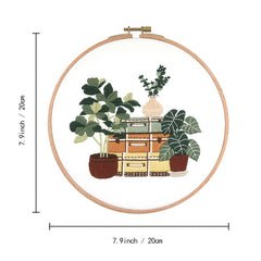 Embroidery Kit For Beginners Hand DIY Cross Stitch Kits Embroidery Hoop