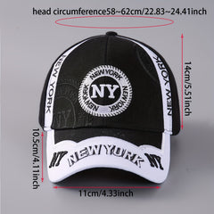 Men's Outdoor Baseball Cap Sunshade Curved Brim Sports Hat