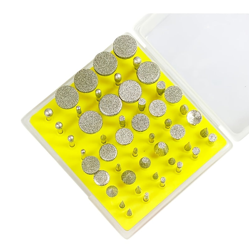 Diamond Burr Set Kit for Carving Polishing & More