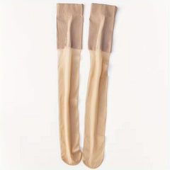 Contrast Mesh Thigh High Socks Women's Stockings Hosiery