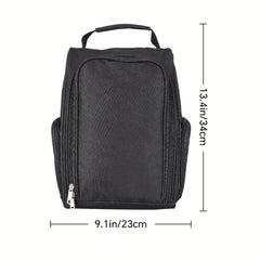 Portable Golf Shoe Bag Travel Shoes Case Carry Tote Bag Golf Tee Golf Ball