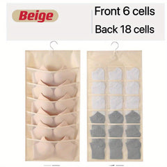 Double Sided Underwear Storage Hanging Bag