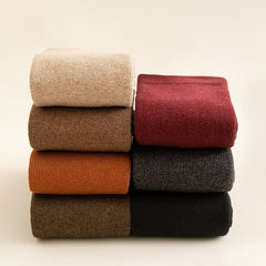 Thick & Warm Winter Socks Knit Style Crew Length Women's Stockings