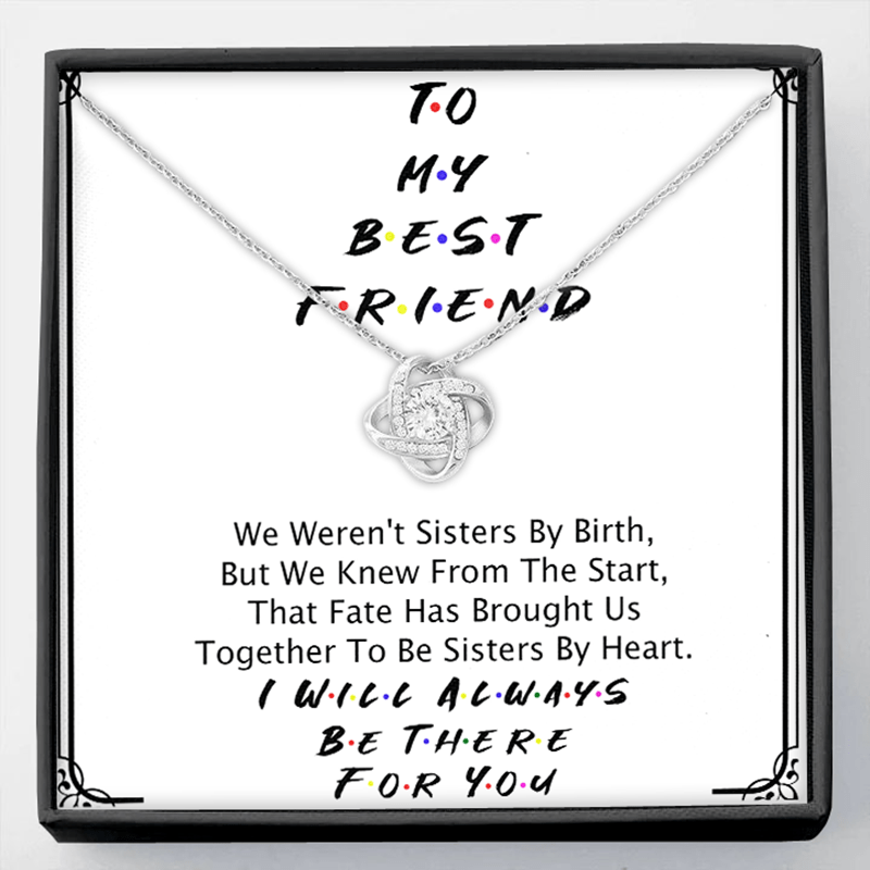 Cubic Zirconia Love Necklace Gift For Her
