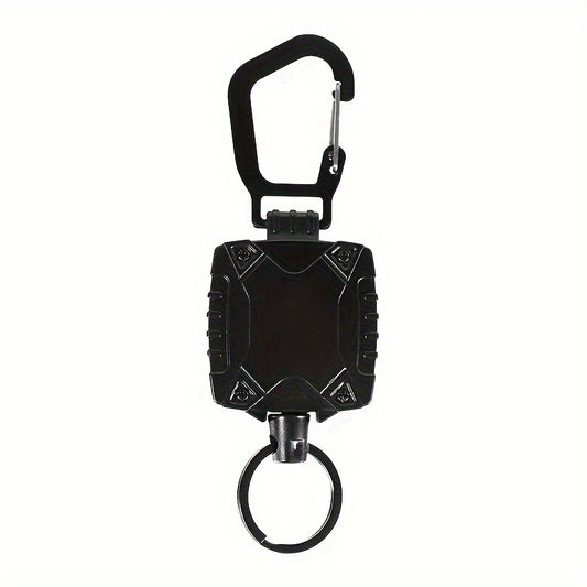 Retractable ID Card Holder Keychain for Outdoor Activities