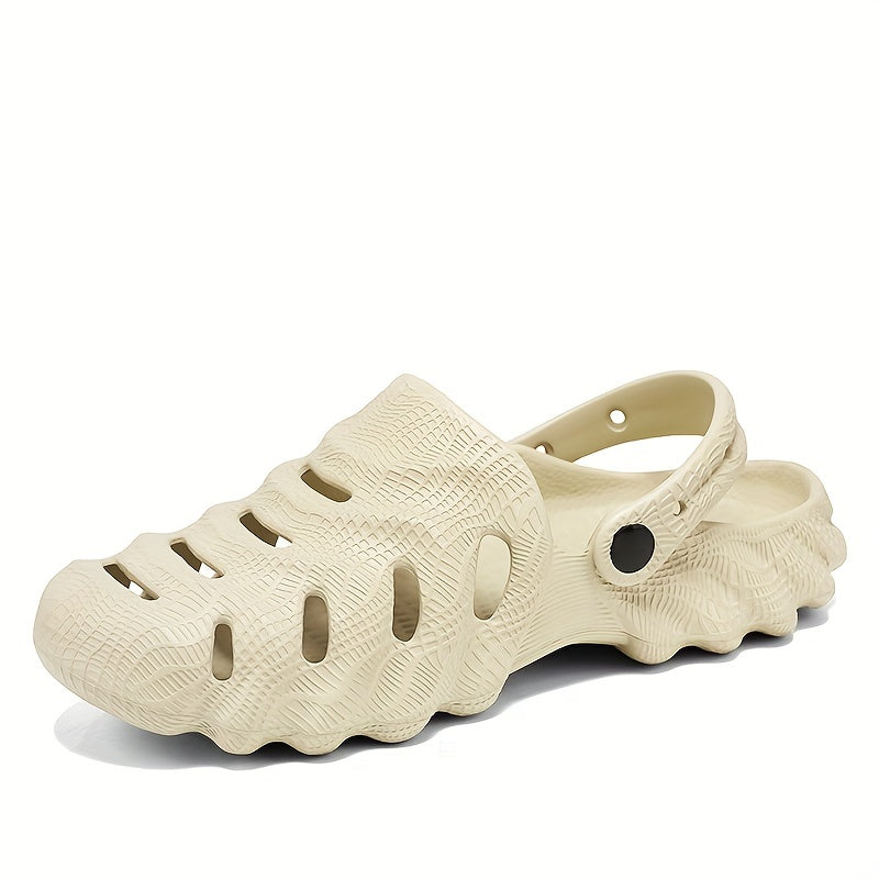 Men's Lightweight Slip-On Platform Clogs - Outdoor Sandals