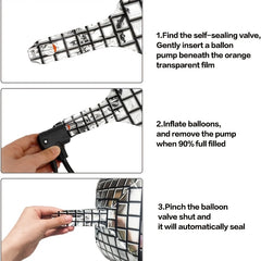 6pcs 4D 55 88 Cm Disco Balloon Set Silvery Wedding Birthday Party Decor