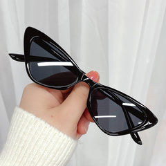 Vintage Cat Eye Sunglasses Rectangle Transparent UV400 Shades