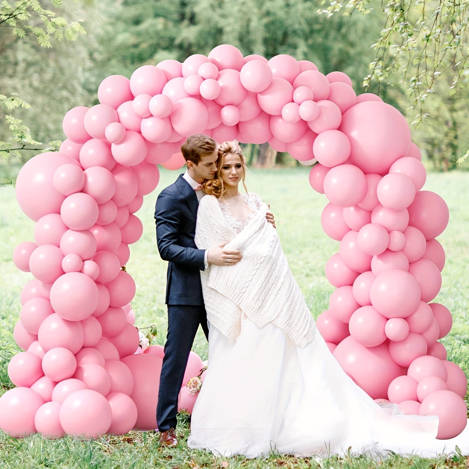 149pcs Pink Balloons Different Sizes Light Pink Balloon Garland Kit
