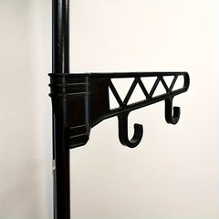 Metal Floor Coat Rack - Easy Assembly - Storage Organizer