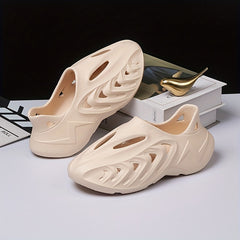 Men's Breathable Slip On Foam Runners Casual Clog Sandals