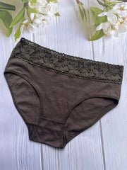 6pcs Lace Stitching Briefs Comfy & Breathable Intimates Panties