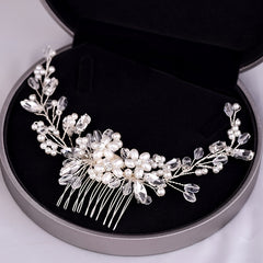 Floral Bridal Hair Comb Wedding Hair Accessory