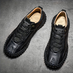 Men's Stitched Outdoor Hiking Shoes - Non Slip & Wear Resistant