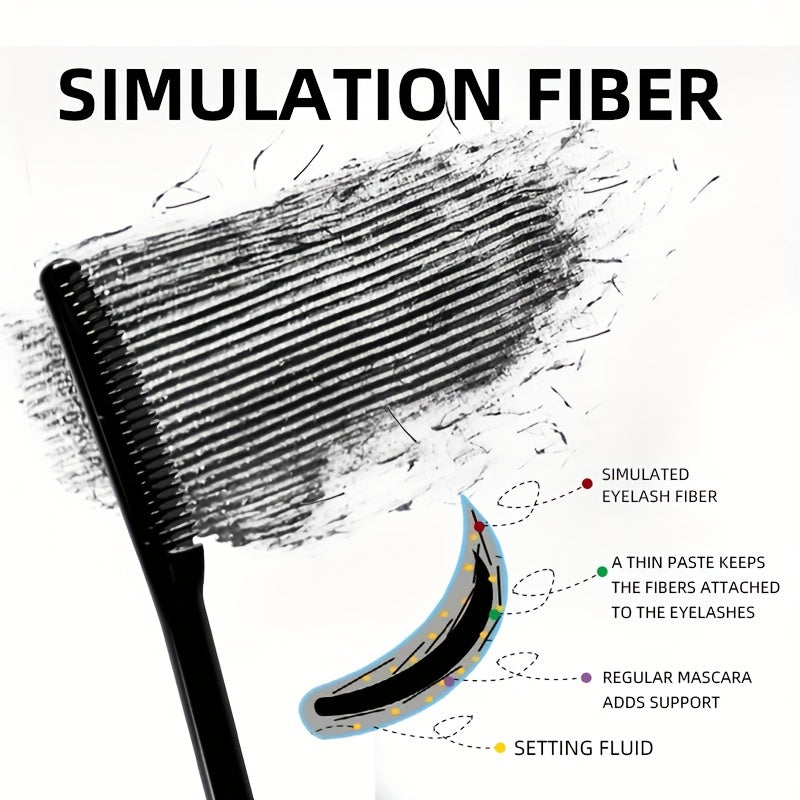 Brown Volume Lengthening Waterproof Fiber Mascara