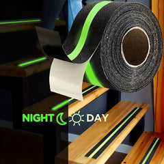 1pc Glow In Dark Heavy Duty Anti Slip Tape 5.08cm x 5.03m Waterproof