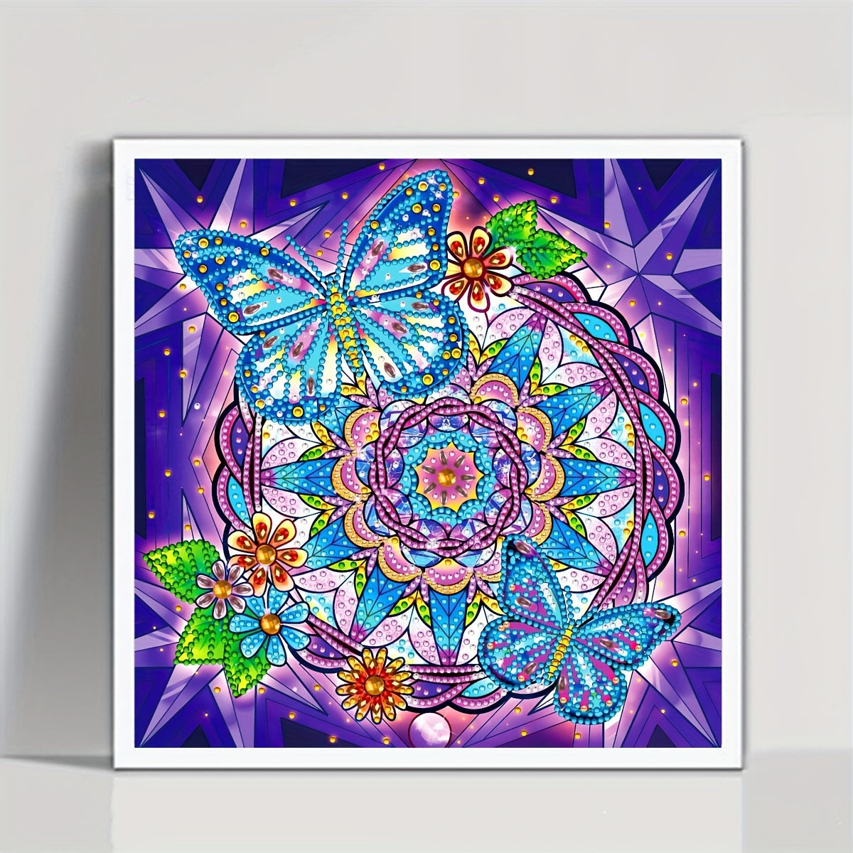 Butterfly Flower Pattern Diamond Painting Kit for Beginners