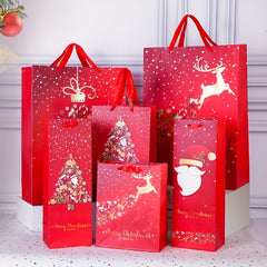 4pcs Christmas Wine Bag Gift Bag Wine Bag 11 99x35 05x10 01cm