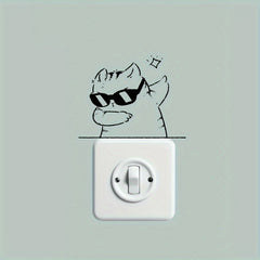 Kitten Switch Decorative Self adhesive Sticker home Decor