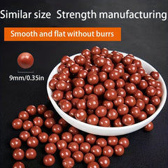 Brown Glossy Clay Balls for Slingshot - 100/300/500pcs Pack