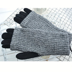 Winter Touch Screen Gloves Thick Insulated Wool Mittens