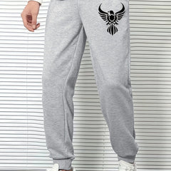 Men's Graffiti Eagle Printed Active Sweatpants
