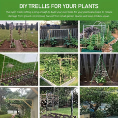 Garden Plant Trellis Netting for Climbing Plants Heavy Duty Grow Net