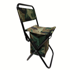 Backpack Cooler Chair Portable Backrest Chair Compact Foldable Camping Fishing