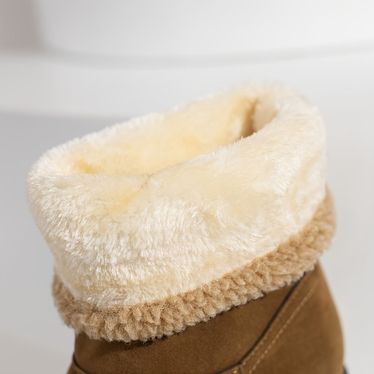 Women's Faux Fur Lined Block Heeled Ankle Boots