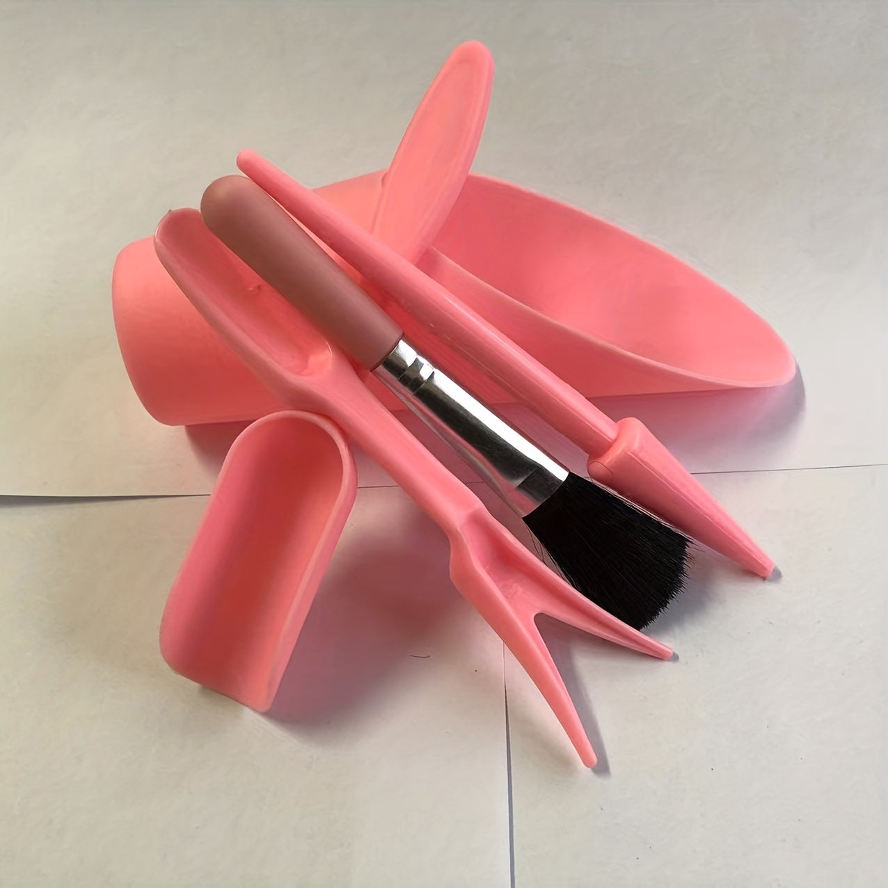 5pcs Portable Succulent Plant Tools Gardening Planting Tools Green Pink