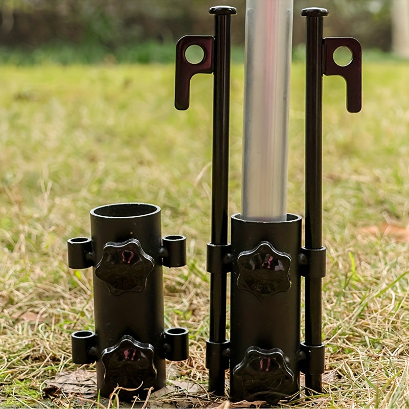Adjustable Canopy Pole Holder Ground Nail Stand 8pcs