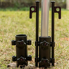 Adjustable Canopy Pole Holder Ground Nail Stand 8pcs
