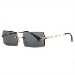 Rimless Sunglasses Gradient Glasses UV400