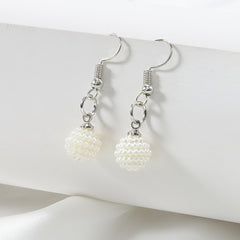 Faux Pearl Drop Earrings Jewelry Gift For Girls