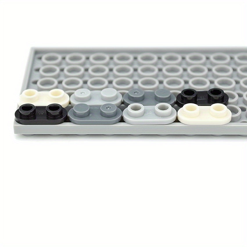 50pcs 1X2 Round Stud Blocks Double Sided Building Toy