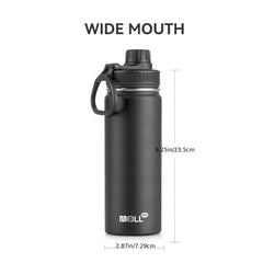 22oz Leakproof Insulated Water Bottle