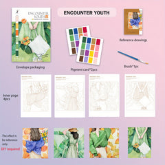 Watercolor Coloring Book for Relaxation and Fun
