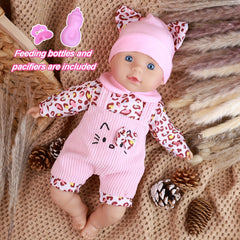 13" Reborn Baby Doll Lifelike with Outfit Sets and Accessories