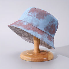 Men's Thin Graffiti Bucket Hat Lightweight Small Brim Sun Protection