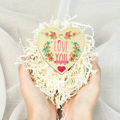 5pcs Natural Heart Shaped Wooden Decorations for Wedding Thanksgiving Christmas