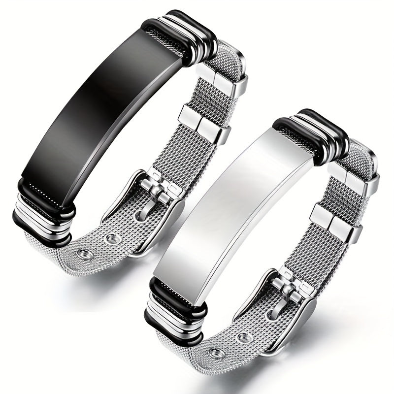 Stainless Steel Couple Bracelet Titanium Steel Unisex Bracelet