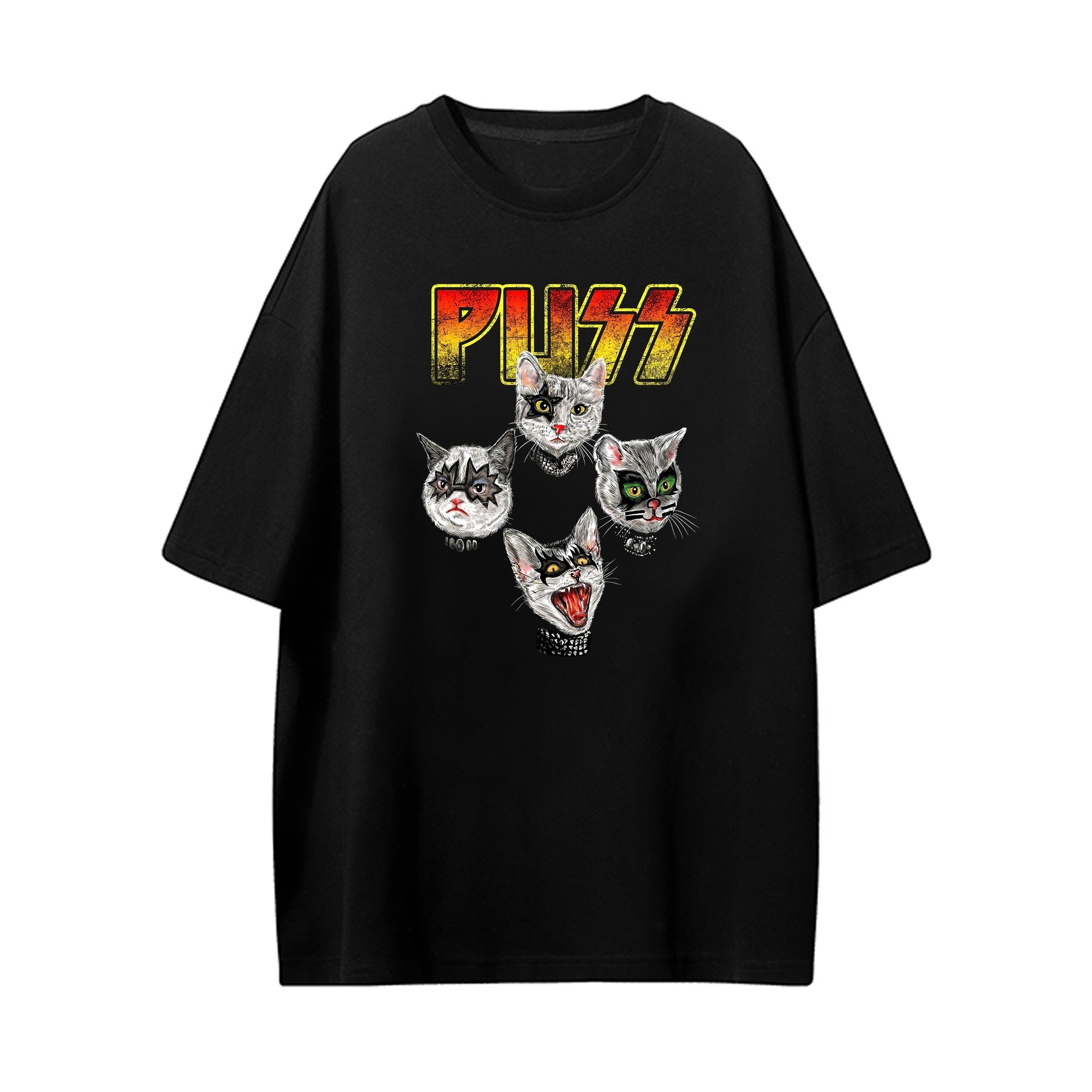 Cat & Rock Graphic Tee