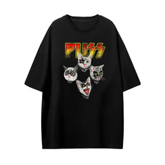 Cat & Rock Graphic Tee