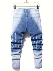 Mens Ripped Jeans Casual Distressed Denim Pants